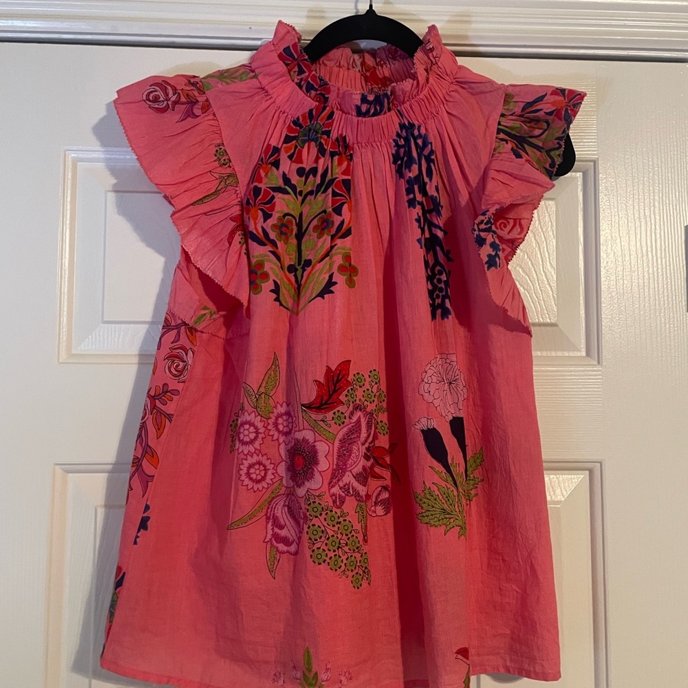 Floral Pink Top